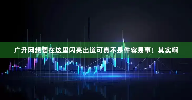 广升网想要在这里闪亮出道可真不是件容易事！其实啊