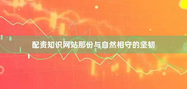 配资知识网站那份与自然相守的坚韧