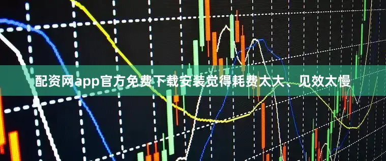 配资网app官方免费下载安装觉得耗费太大、见效太慢